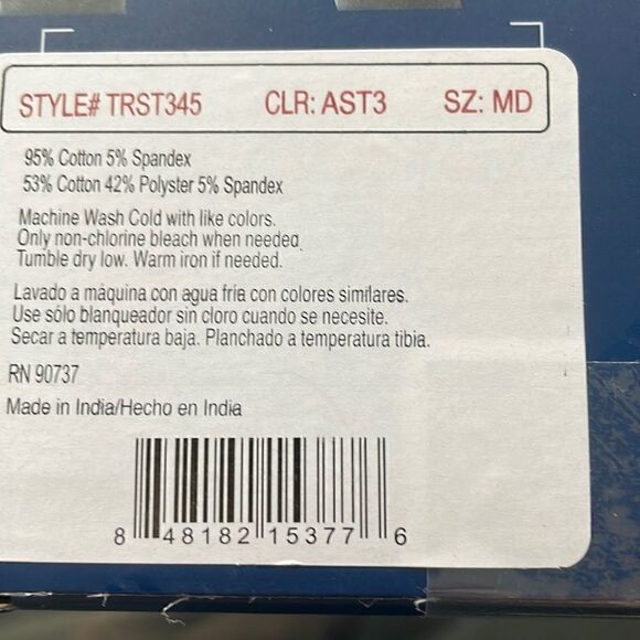 True Religion NWT 3 pack front fly boxer briefs premium cotton stretch medium - Picture 3 of 5